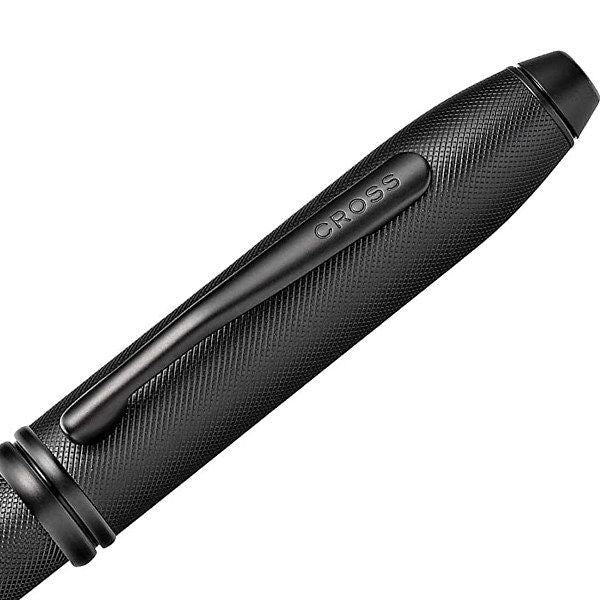 CROSS Townsend Kuro Midnight Black oil-based ballpoint pen with twist mechanism and black medium refill