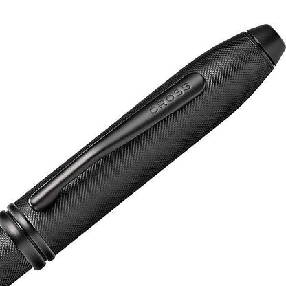 CROSS Townsend Kuro Midnight Black oil-based ballpoint pen with twist mechanism and black medium refill