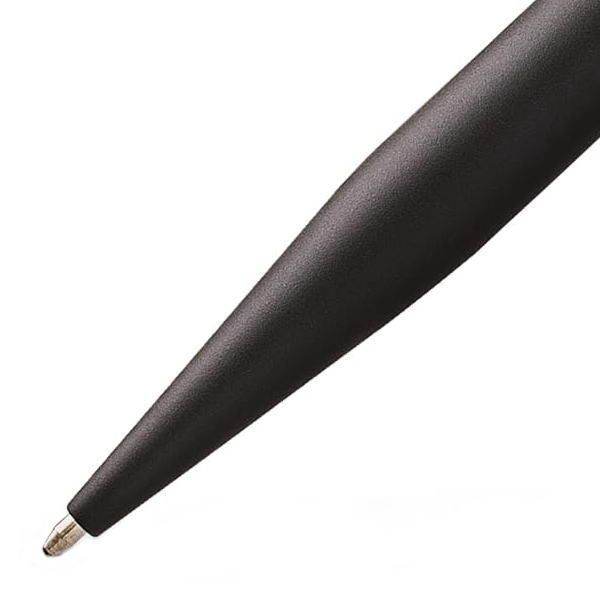 Cross Tech Two Satin Black ballpoint pen with stylus, medium tip, 136mm length, twist mechanism