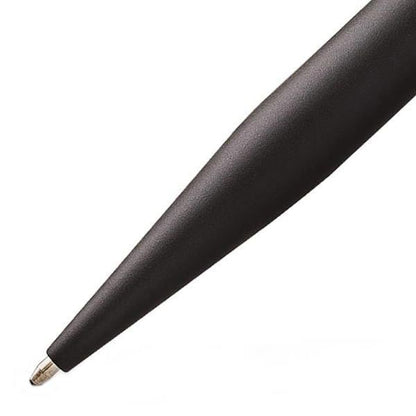 Cross Tech Two Satin Black ballpoint pen with stylus, medium tip, 136mm length, twist mechanism