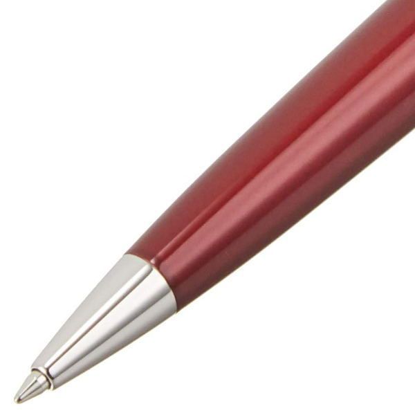 Waterman Expert Essential Dark Red CT ballpoint pen with brass lacquered finish and nickel palladium clip