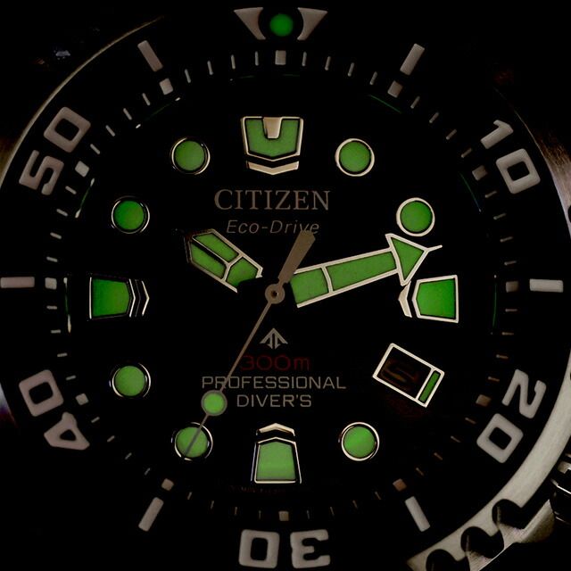 Citizen Promaster Marine Series Professional Diver 300m watch BN1024-01E with black gradient dial and black biomass urethane band