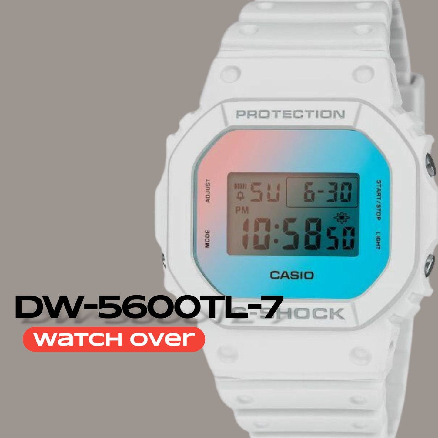 CASIO DW-5600TL-7 Digital Men's Watch — Japanese