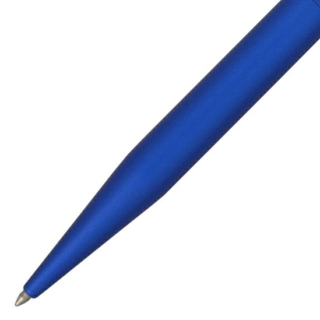 CROSS Cross Tech 2 AT0652-6 metallic blue ballpoint pen stylus with brass barrel and silicone rubber cap top