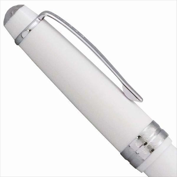 Cross Bailey Light white ballpoint pen with gift box and refill set, sleek design, 136-153mm length