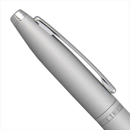 Cross Ballpoint Pen Karei in satin chrome finish, 134.7 mm long with slim barrel and sleek design