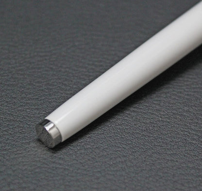 WATERMAN Metropolitan Deluxe White CT fountain pen with medium nib, brass body, nickel palladium finish