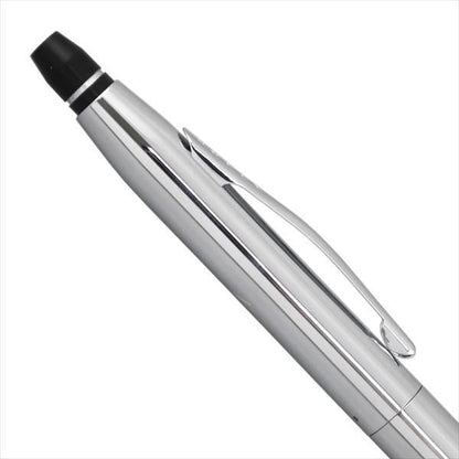 CROSS Ballpoint Pen Click Chrome AT0622S-101 with brass body and chrome plating in blister pack