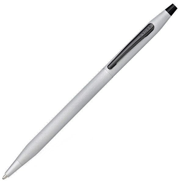 Cross Classic Century Brushed Chrome ballpoint pen with brushed metal finish and sleek design
