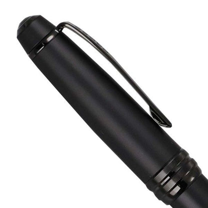 Cross Bailey Matte Black Lacquer ballpoint pen with twist mechanism, 136mm length, and sleek black finish