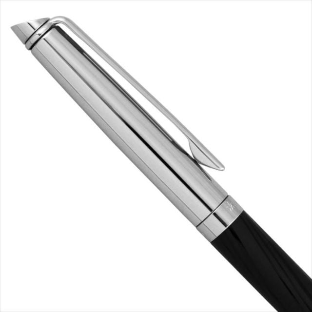 WATERMAN Metropolitan DX Silky CT S2258382 ballpoint pen with smooth black and silver finish