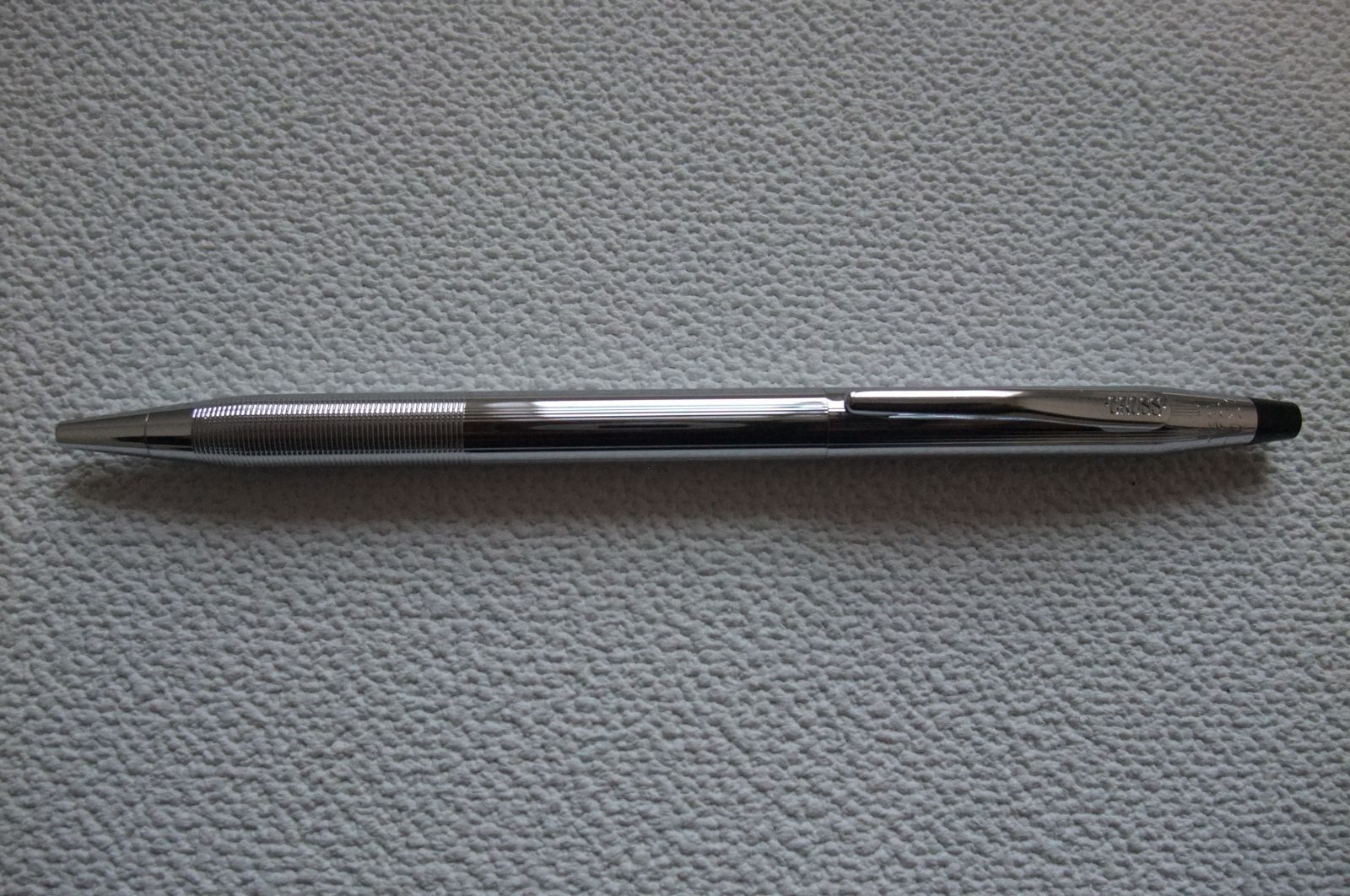 CROSS Ballpoint Pen 2 Types Set featuring gold plated and steel pens with included ink refills