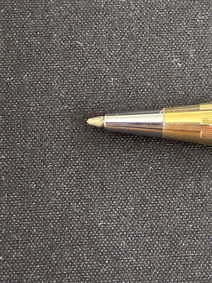Cross Classic Century Gold 10KT fountain pen with navy double-slot leather pen case
