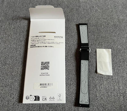 swatch オメガ純正ストラップブラックXL Men's — Japanese