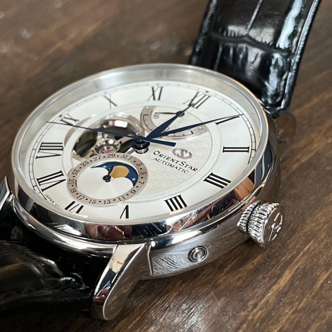 ORIENT Star Moonphase Automatic Men's Watch — Japanese