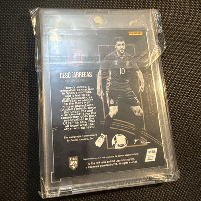 Cesc Fàbregas Panini Black Gold Autograph — Japanese