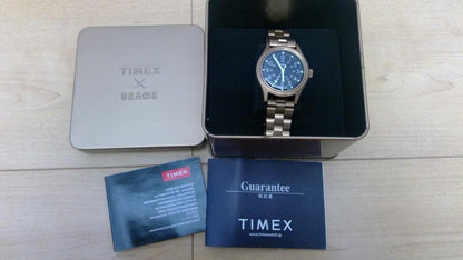 TIMEX BEAMS CAMPER Gold Quartz Men's Watch — Japanese