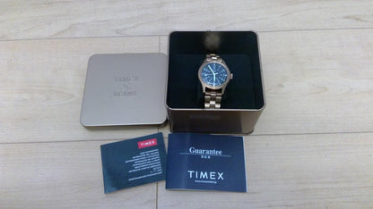 TIMEX BEAMS CAMPER Gold Quartz Men's Watch — Japanese
