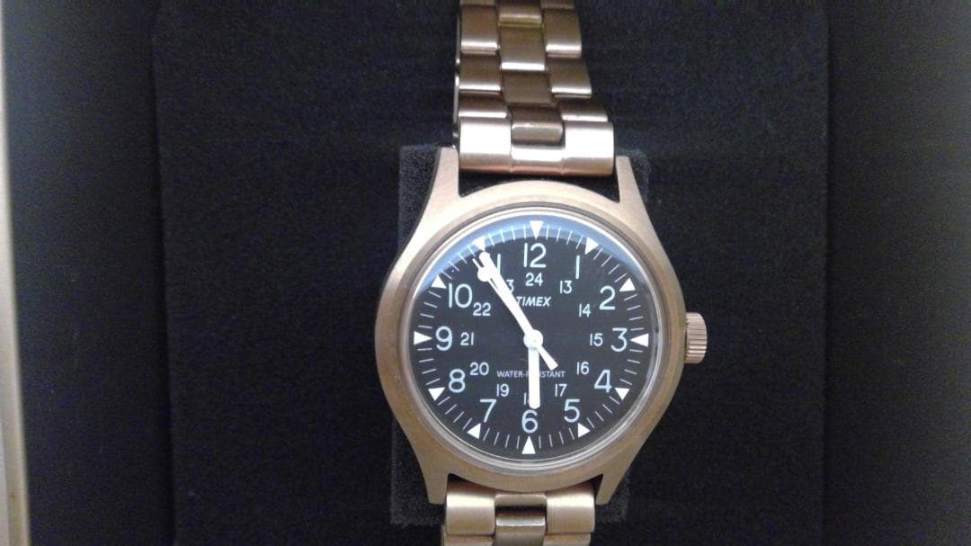 TIMEX BEAMS CAMPER Gold Quartz Men's Watch — Japanese