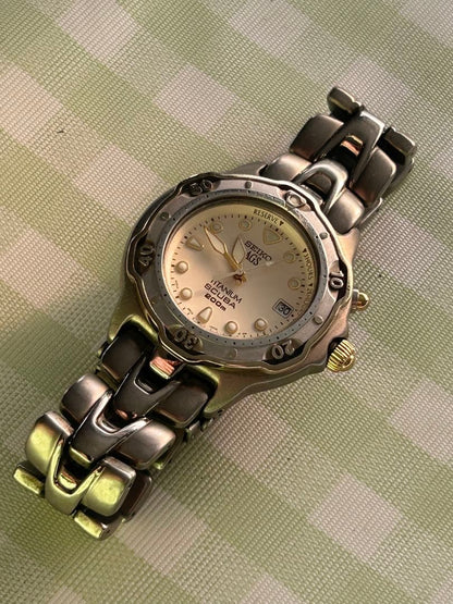 SEIKO AGS Titanium Automatic Men's Watch — Japanese