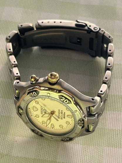 SEIKO AGS Titanium Automatic Men's Watch — Japanese