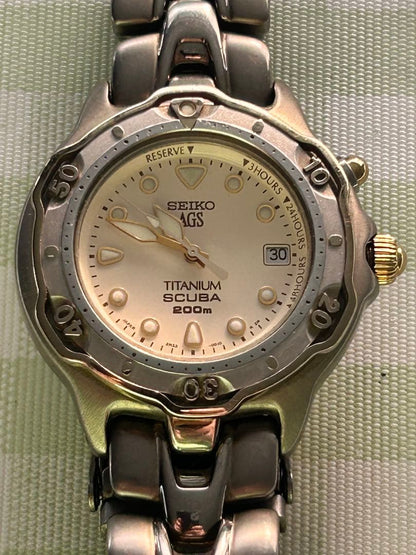 SEIKO AGS Titanium Automatic Men's Watch — Japanese
