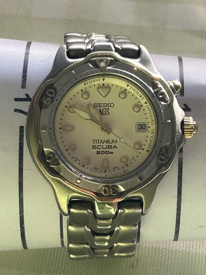SEIKO AGS Titanium Automatic Men's Watch — Japanese
