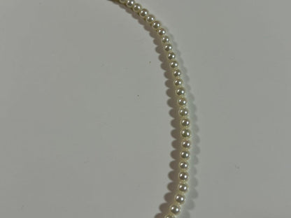 Mikimoto 18-karat gold clasp baby pearl necklace with 3.5mm pearls and 40.5cm length