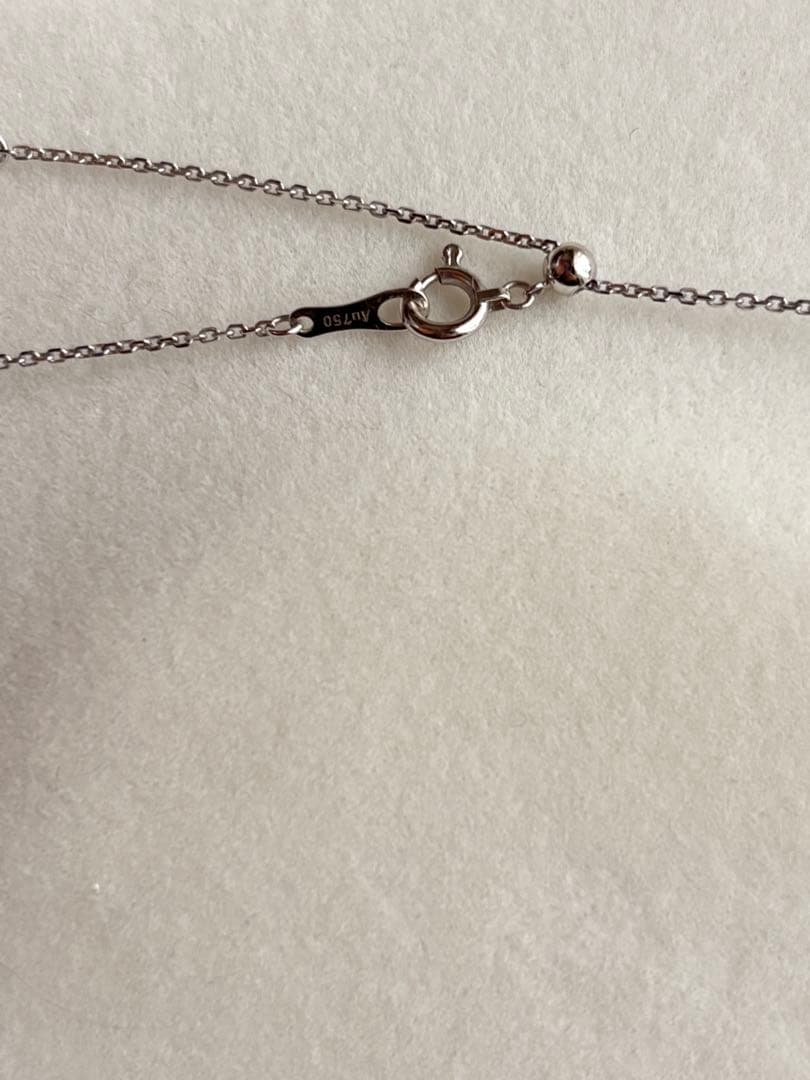 Akoya Pearl K18 Station Necklace featuring 8-8.5mm baroque and 4-4.5mm baby pearls on a 40-45cm gold chain