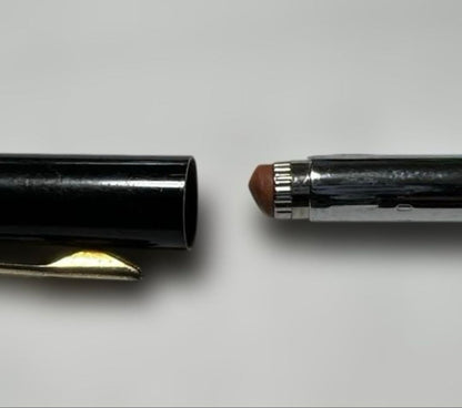 Waterman Metropolitan Essential mechanical pencil in black with gold decoration, twist type, 78mm length