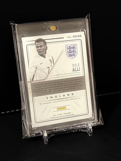 Dele Alli On-Card Signature PANINI NOIR — Japanese