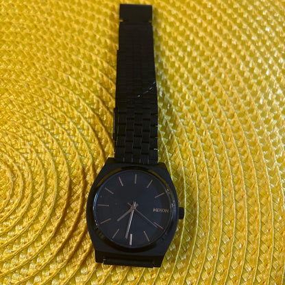 NIXON All Black Quartz Men's Watch — Japanese