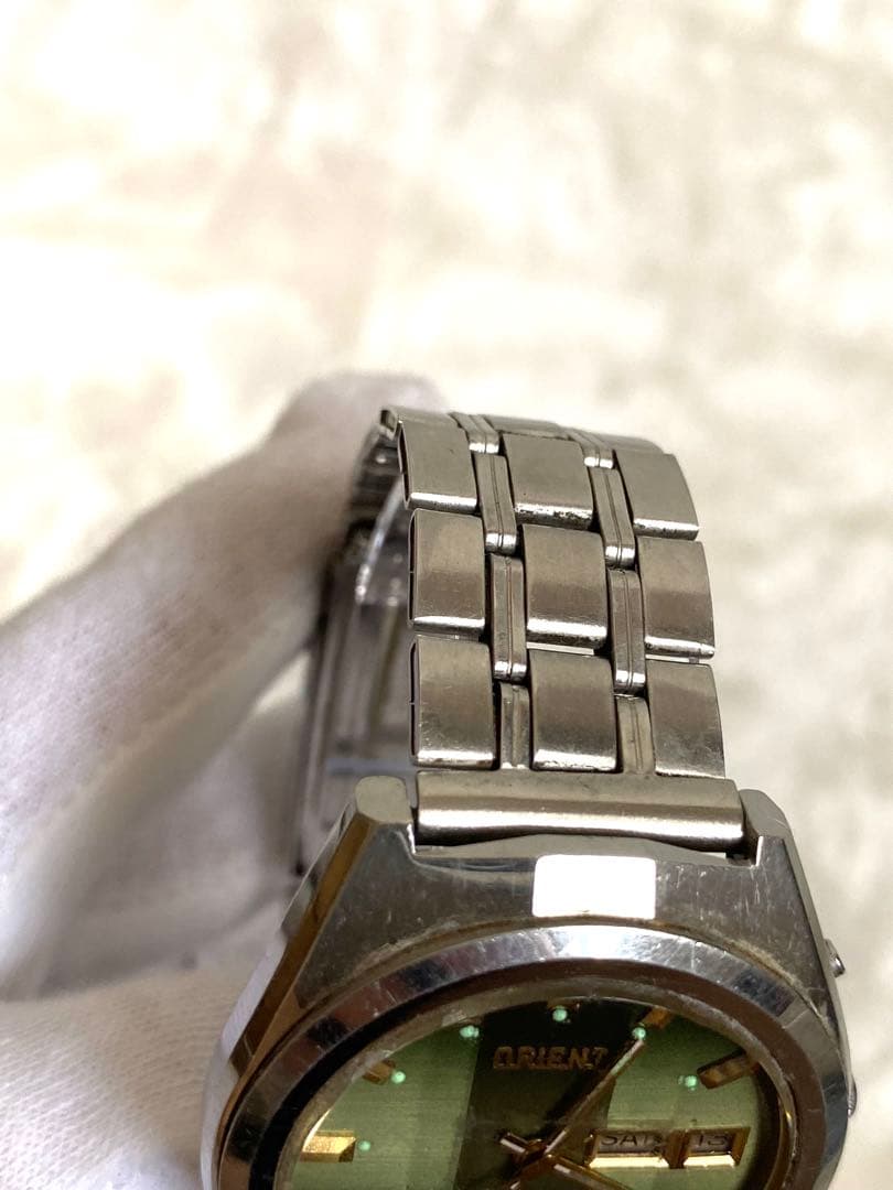 ORIENT 23石 グリーン文字盤 Automatic Men's Watch — Japanese