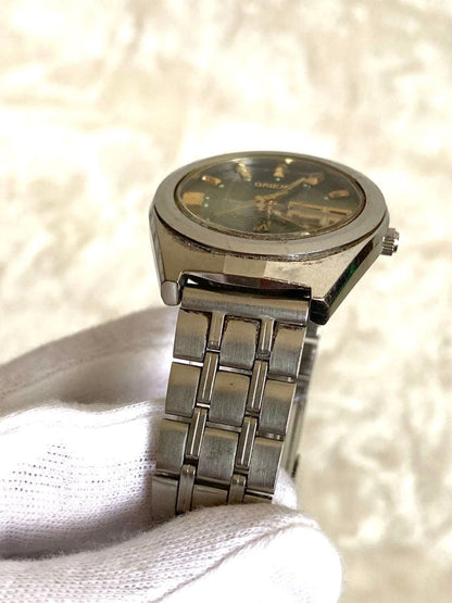 ORIENT 23石 グリーン文字盤 Automatic Men's Watch — Japanese