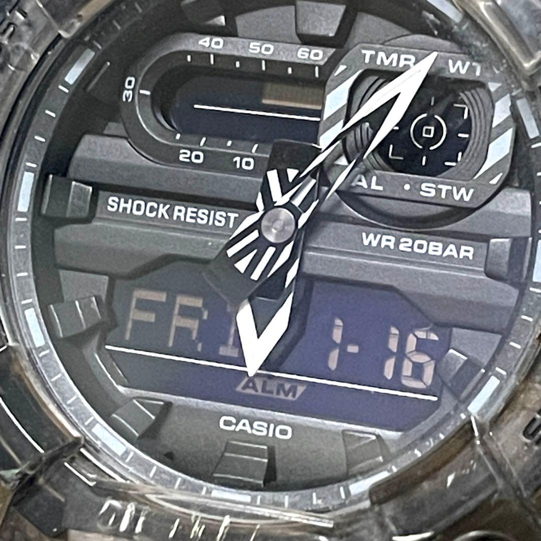 CASIO G-SHOCK クリアブラック Digital Men's Watch — Japanese