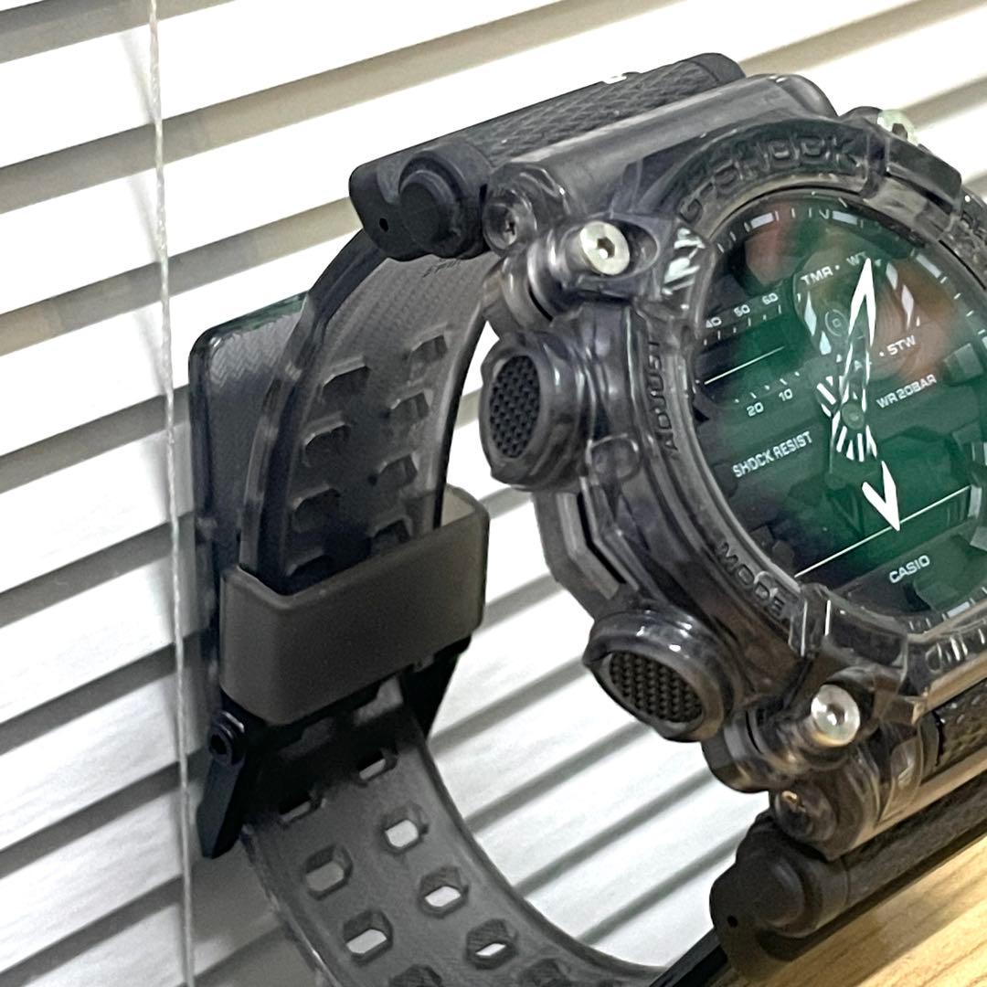 CASIO G-SHOCK クリアブラック Digital Men's Watch — Japanese