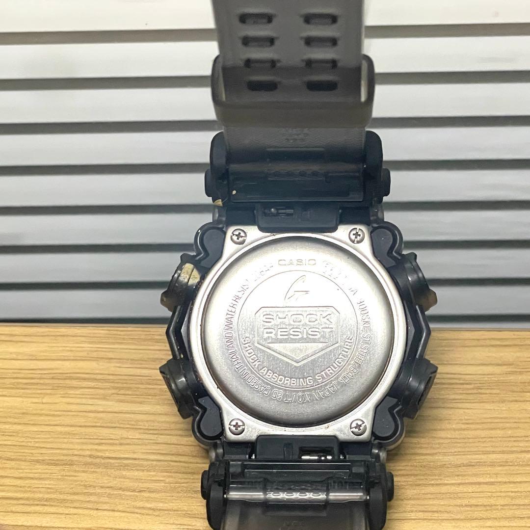 CASIO G-SHOCK クリアブラック Digital Men's Watch — Japanese