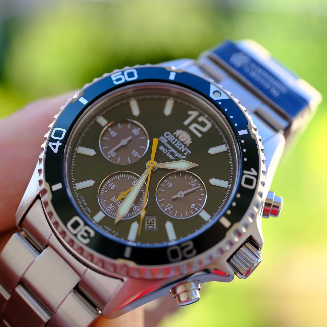ORIENT RN-TX0204E Solar Men's Watch — Japanese