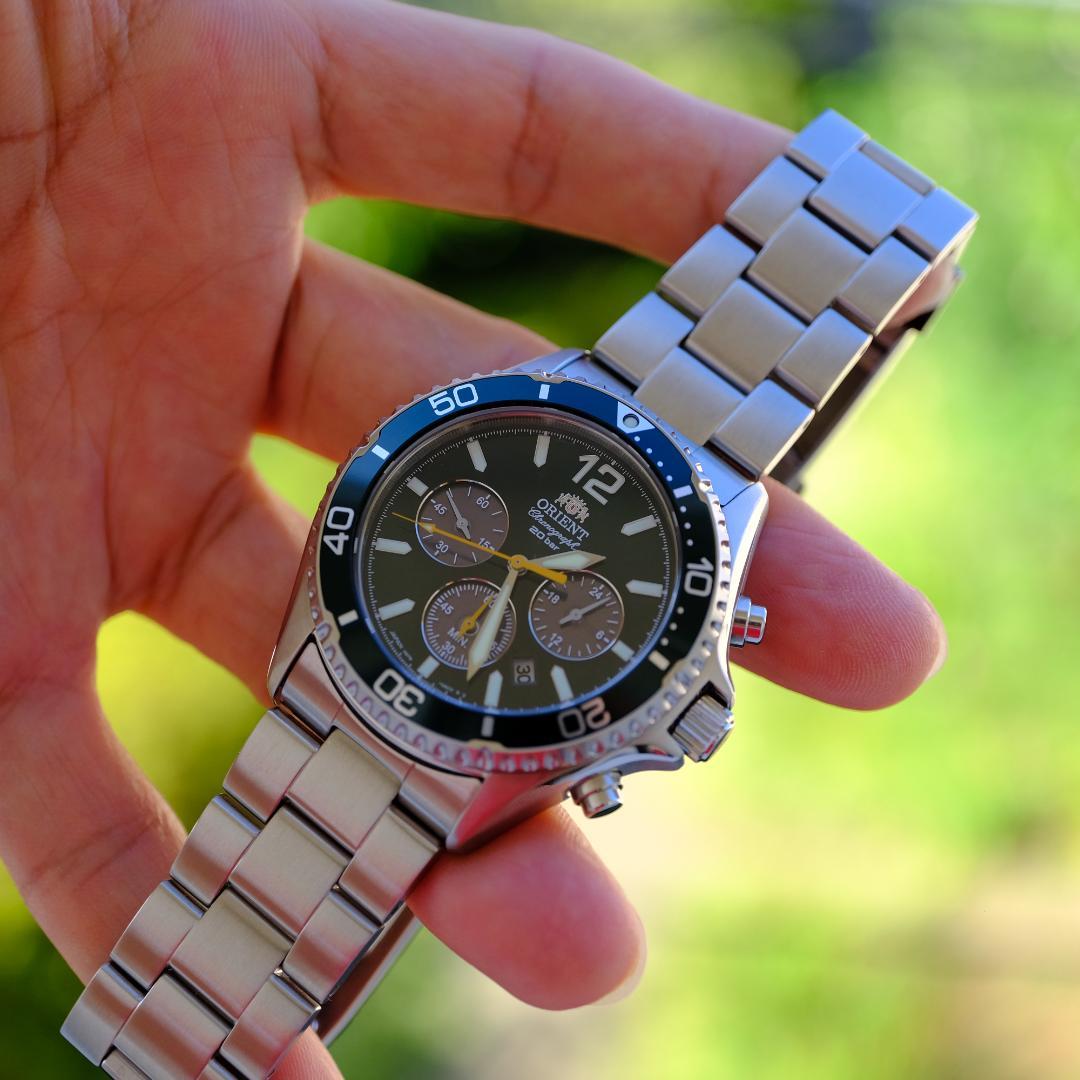 ORIENT RN-TX0204E Solar Men's Watch — Japanese
