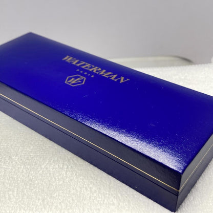 Waterman France Ballpoint Pen wb5 in silver and gold with matching case