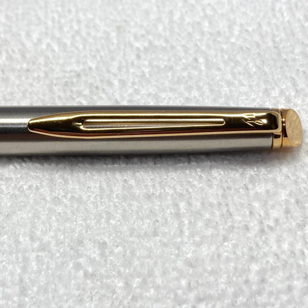 Waterman France Ballpoint Pen wb5 in silver and gold with matching case