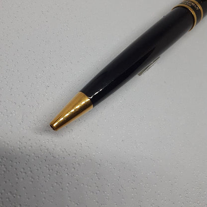 WATERMAN Expert ES Black ballpoint pen with gold decoration and metal body
