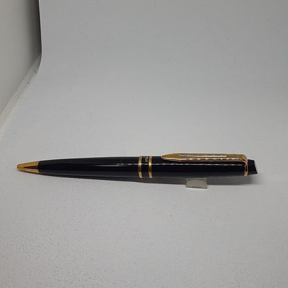 WATERMAN Expert ES Black ballpoint pen with gold decoration and metal body