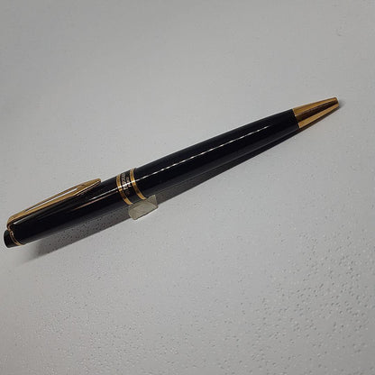 WATERMAN Expert ES Black ballpoint pen with gold decoration and metal body