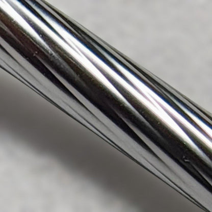 Waterman Ballpoint Pen Silver and Gold model 62246 showing sleek silver and gold finish with 130 mm length