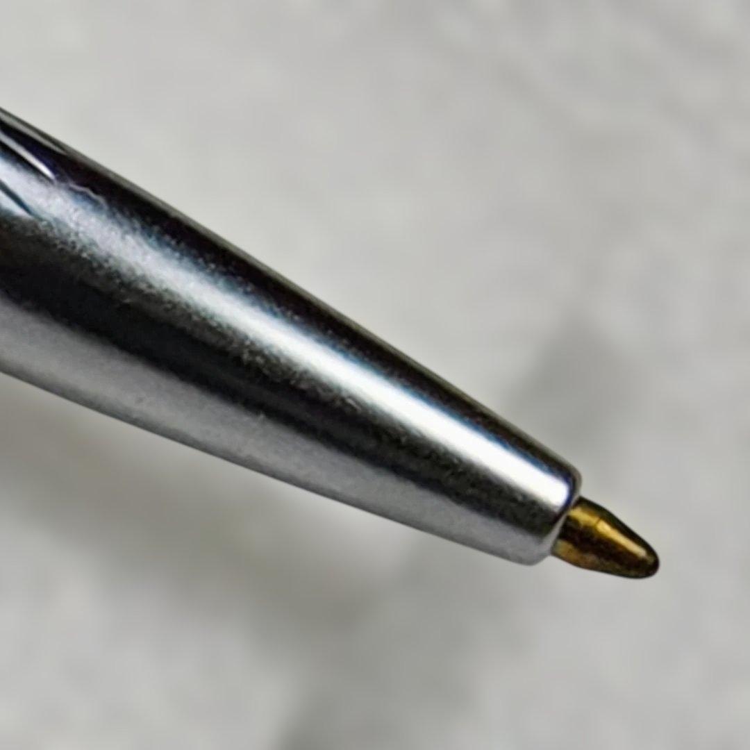 Waterman Ballpoint Pen Silver and Gold model 62246 showing sleek silver and gold finish with 130 mm length