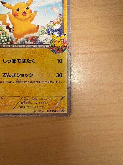 Pokemon Pikachu — 151/BW-P — Japanese