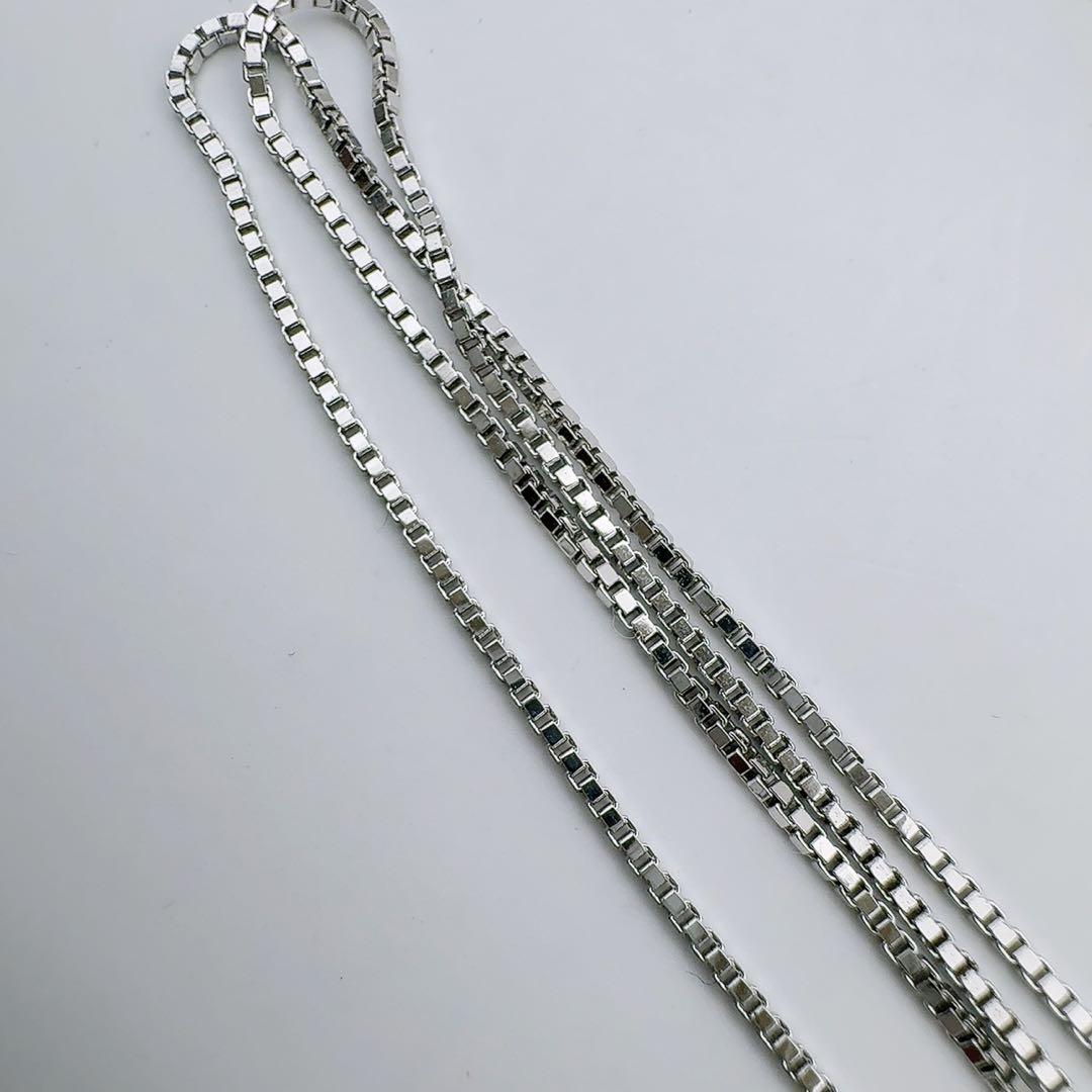 Tasaki silver SV925 pearl necklace with 7mm pearl and 0.01ct diamond on adjustable 39-42cm chain