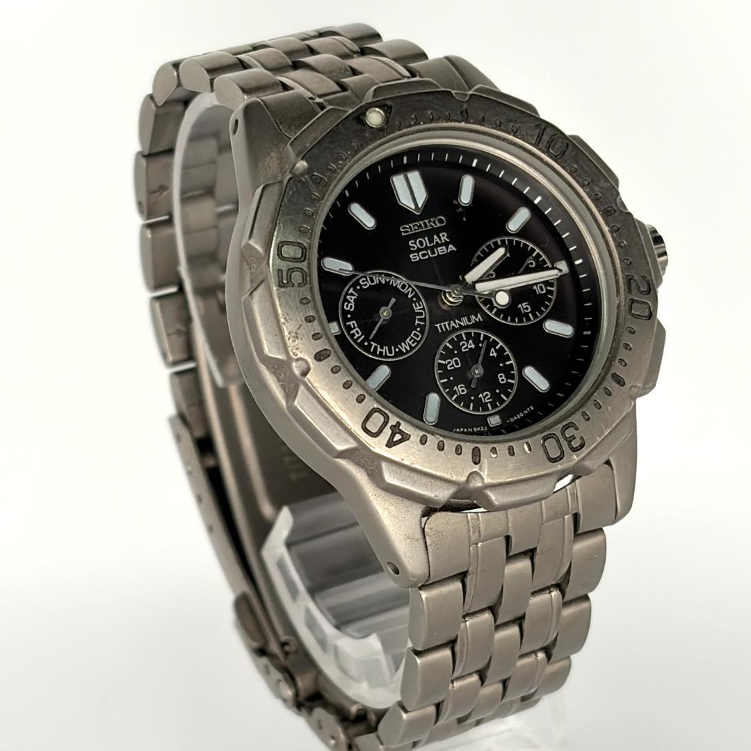 SEIKO SCUBA SBSC009 Solar Men's Watch — Japanese