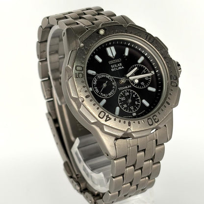 SEIKO SCUBA SBSC009 Solar Men's Watch — Japanese